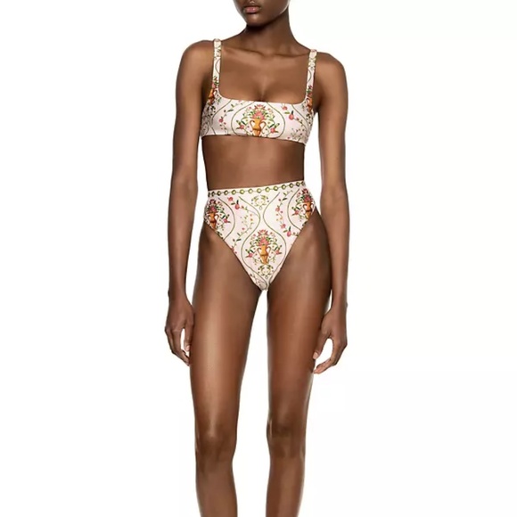 AGUA BY AGUA BENDITA Curandera Ricino Remedios Bikini Top - Picture 2 of 3